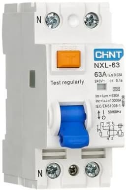 Выключатель дифференциального тока (УЗО) 2п 32А 30мА тип AC NXL-63 6кА (R) CHINT 280722