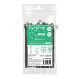 Стяжка кабельная MultiSet 100х2.5 Чёрная (100шт) Systeme Electric