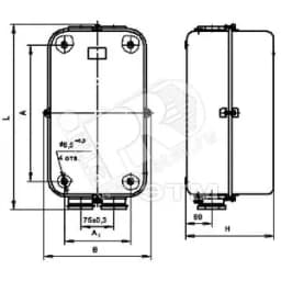 Пускатель электромагнитный У3 В, 220В, 1002