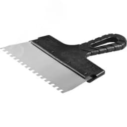 Шпатель "Мастер" ФАСАДНЫЙ, нержавеющее полотно, 200мм, зуб 6х6мм