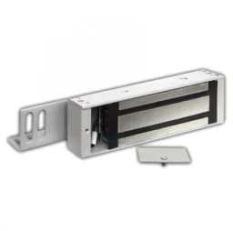 Замок электромагнитный Олевс М2-300, белый с уголком