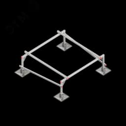 Опорная конструкция для установки оборудования TECHNORAPTOR STEELFOOT 1500х1500 тип 1 HD КМ-профиль