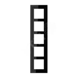 Рамка 5-я для горизонтальной/вертикальной установки Серия- LS-Design Материал- дуропласт Цвет- черный JUNG