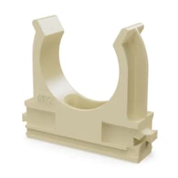 Крепёж-клипса для труб АБС-пластик сосна d32 мм (25шт/500шт уп/кор) Промрукав