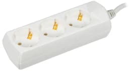 Удлинитель 3х3м с заземл. 10А IP20 У03 2P+PE 250В 3х1 GENERICA WYP10-10-03-03-Z-G