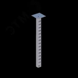 Стойка кабельная потолочная сдвоенная К1152П2ц УТ1,5 (s=2,5мм, s1=5,0мм) СОЭМИ