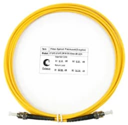 Патч-корд волоконно-оптический SM 9/125 simplex ST-ST LSZH (3 м) Cabeus FOP(s)-9-ST-ST-3M