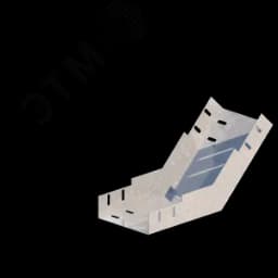 Лоток монтажный угловой 45 вверх ЛУ45В.150.50.366.1.2