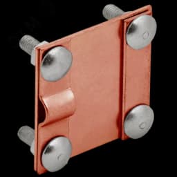 Зажим соединительный контрольный пруток 6-10мм-полоса 40мм медь IEK