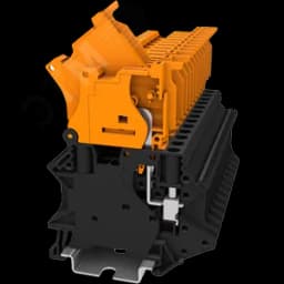 Клемма TU 1-1 с размыкателем, сечение 4 мм. кв., черная TU4-SPLIT SUPU