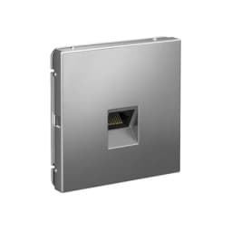 Розетка компьютерная ArtGallery RJ45 кат.6A механизм сталь SE GAL000986