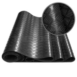 Покрытие резиновое "Шахматы" 1,2х10м черный