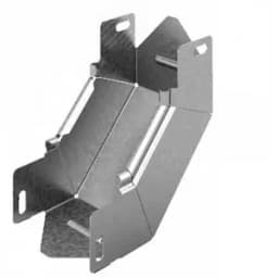 Угловой соединитель внутренний к лотку УЛ 150х150, толщ. 1,5 мм, Сендзимир цинк