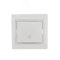 Мира Кнопка звонка белая