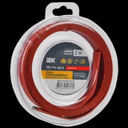 Трубка термоусадочная ТТУ нг-LS 10/5 красная (2м/упак) IEK