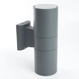 Светильник садовопарковый Feron DH0702 на стену вверхвниз 18W 2E27 230V серый 06295