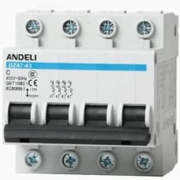 Выключатель автоматический 4P 4P 16A тип C DZ47-63 ANDELI