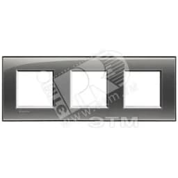 LivingLight Рамка прямоугольная 3 поста Лондонский туман