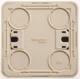 Выключатель кнопочный 1-кл. ОП Этюд 10А IP20 с самовозвратом крем. SE KA10-001K