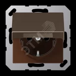 розетка с откидной крышкой и индикацией напряжения мокка