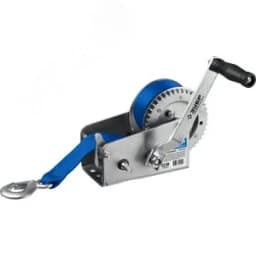 Лебедка ручная барабанная "Профессионал", тяговая, ленточная, 0,9т, 10м