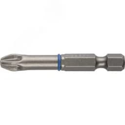 Биты "ЭКСПЕРТ" торсионные кованые, обточенные, хромомолибденовая сталь, тип хвостовика E 1/4", PZ3, 50мм, 2шт