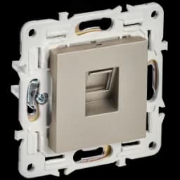 SKANDY Розетка компьютерная RJ45 кат.5E SK-K01Sh шампань IEK