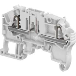 Клемма втычная ZK2.5-SP с разъединителем-вилкой серая 2.5 мм.кв 2 зажима TE Connectivity ОУЭО