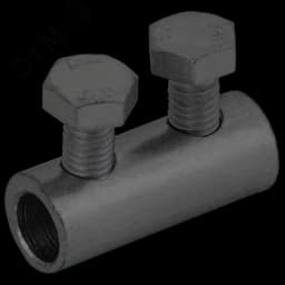 Зажим соединительный прямой пруток-пруток 6-8мм оцинкованная сталь TD IEK