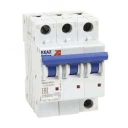 Выключатель автоматический модульный OptiDin BM63-3Z5-DC-УХЛ3 (Новый)