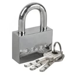Замок "Мастер" навесной, стальной корпус, закаленная дужка, 60мм