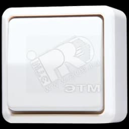 Выключатель универсальный накладной белый JUNG