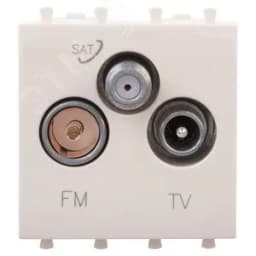 Avanti TV-FM-SAT "Ванильная дымка", 16A, 2 модульный