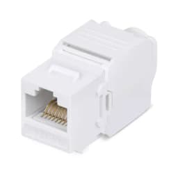 Проходной адаптер Cabeus KJ-RJ45-Cat.6a-180-Toolless (RJ45-DIDC, CAT.6A, UTP, Keystone Jack) (7964c)