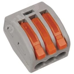 Клемма СМК 222-413 строительно-монтажная (4шт) IEK