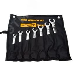 Набор ключей накидных разрезных двусторонних 7 (8-24) хромированные Hortz