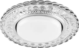 Светильник встраиваемый с белой LED подсветкой Feron CD4024 потолочный GX53 без лампы прозрачный 29538