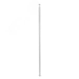 Snap-On колонна алюминиевая с крышкой из пластика 1 секция 2,77 метра, с возможностью увеличения высоты колонны до 4,05 метра,  цвет белый