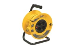 Удлинитель на катушке 4х20м с заземл. 10А IP20 Industrial УК20 3х1 термозащита IEK WKP14-10-04-20