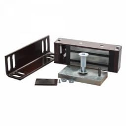 Электромагнитный замок М1-300 (коричневый с уголком) Олевс