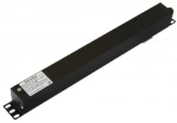 Блок розеток для 19" шкафов Hyperline SHE19-8IEC-S-CB