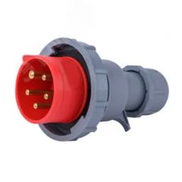 Вилка переносная 3Р+РЕ+N 32А 380В IP67 ВП-103