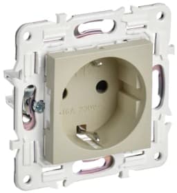 Розетка SKANDY 16А с заземл. без защ. шторок SK-R05B беж. IEK SK-R11-16-K10
