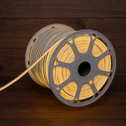 Гибкий неон SMD 8х16мм двухсторонний 24В теплый белый 120 LEDм 50м NEONNIGHT 131116