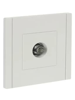 Розетка TV оконечная FORTE&PIANO FP228 бел. IEK FP-A10-O-K01