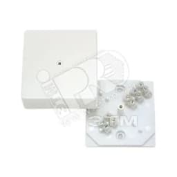 Коробка клеммная 75х75х30мм белая индивидуальная HEGEL