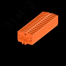 Клемма TB 1-1 бок. подключение с крепеж. фланцами, сечение 2,5 мм. кв., оранжевая