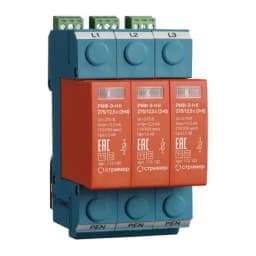 Устройство защиты от импульсных перенапряжений РИФ-Э-I+II 275/12.5 c (3+0) Стример 113102