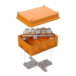 Коробка огнестойкая для о/п 40-0310-FR1.5-10 Е15-Е120 RAL2004 150х110х70 (6 шт/кор) Промрукав