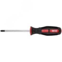 Отвертка "Универсал", CrV сталь, прорезиненная ручка, Профи 6х100 мм РZ2